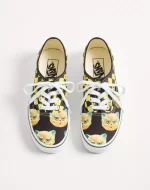 Valentino Garavani And Vans Low-Top Fabric Trainer With VLogo Checkerboard Print And Le Chat De La Maison Print - Image 5